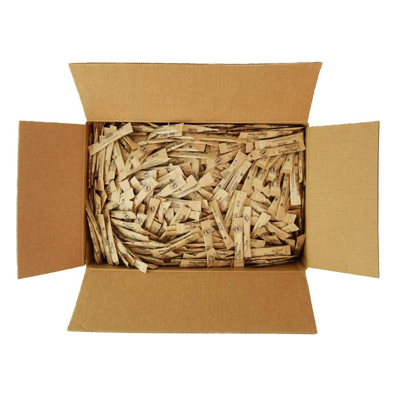 ecoStick Organic Raw Brown Sugar Stick | 2000 Count