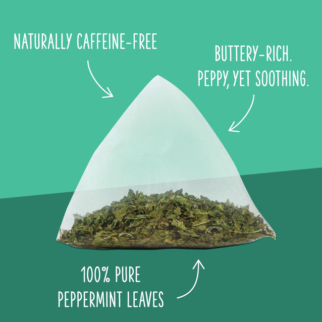Organic Peppermint Herbal Tea (100 Sachets)