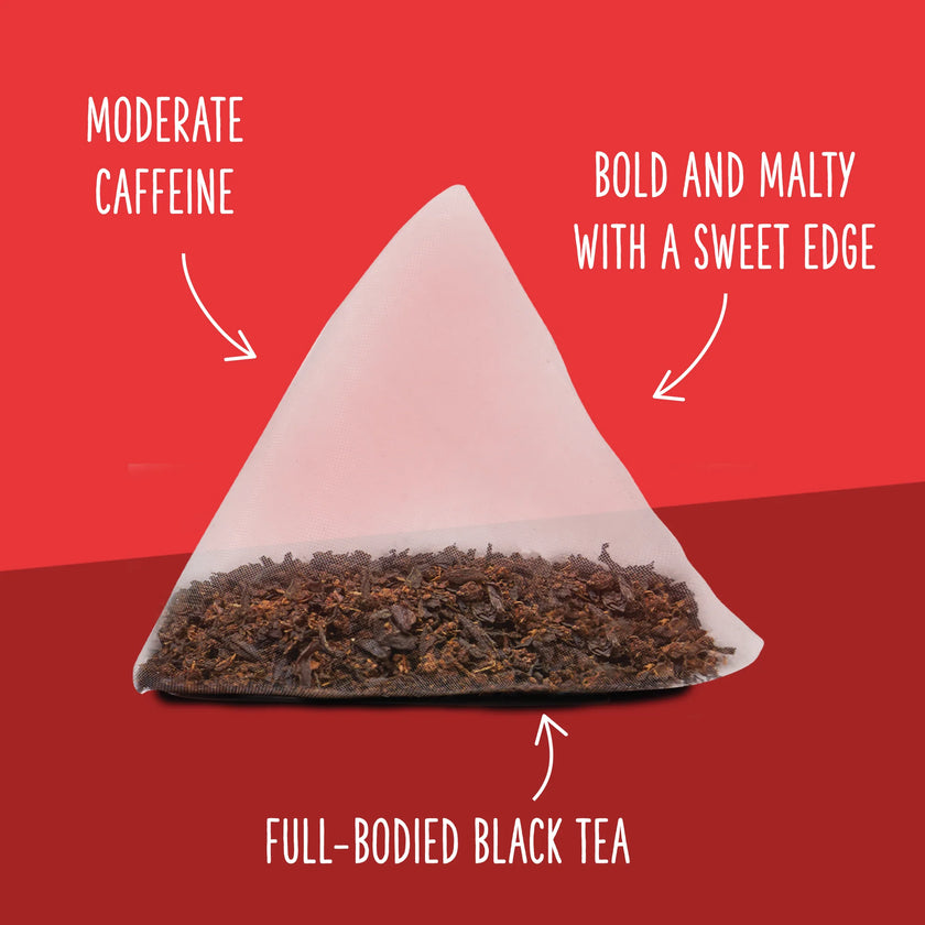 Organic English Breakfast Black Tea (100 Sachets)
