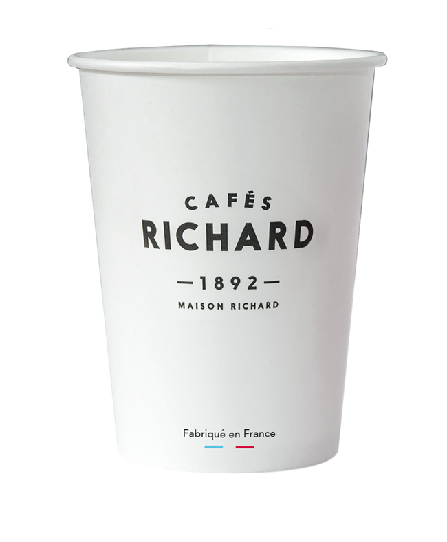 Cafés Richard To-Go-Cups  / Paper [12 ounces]