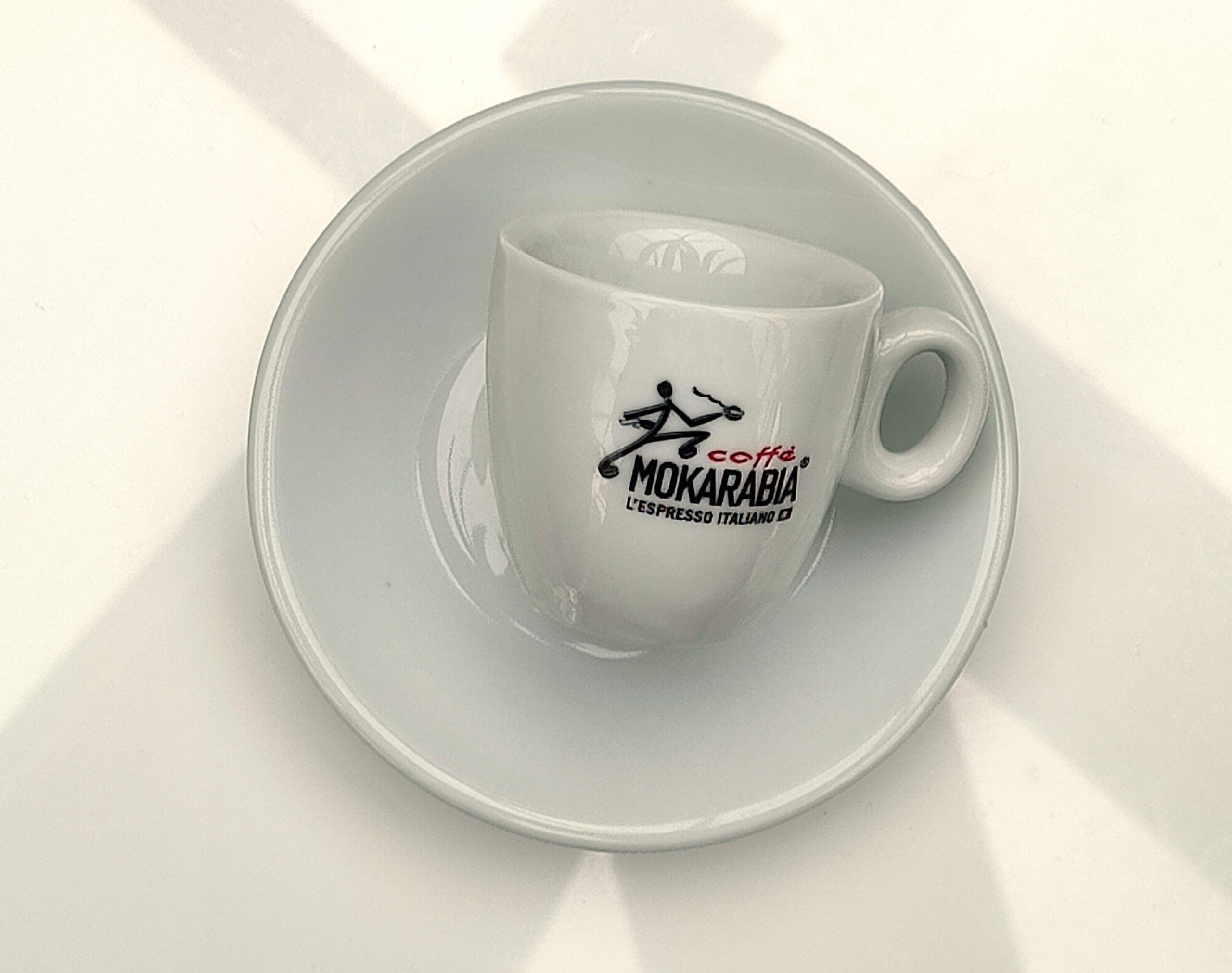 Mokarabia Espresso Cups and Saucers (Set of 6)