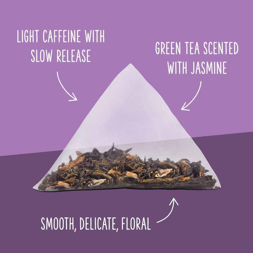 Organic Jasmine Petal Green Tea (100 Sachets)