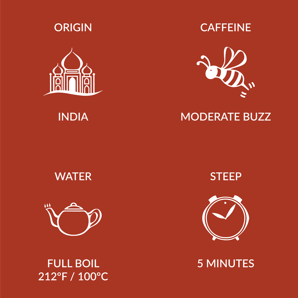 Organic Mountain High Chai Black Tea (100 Sachets)