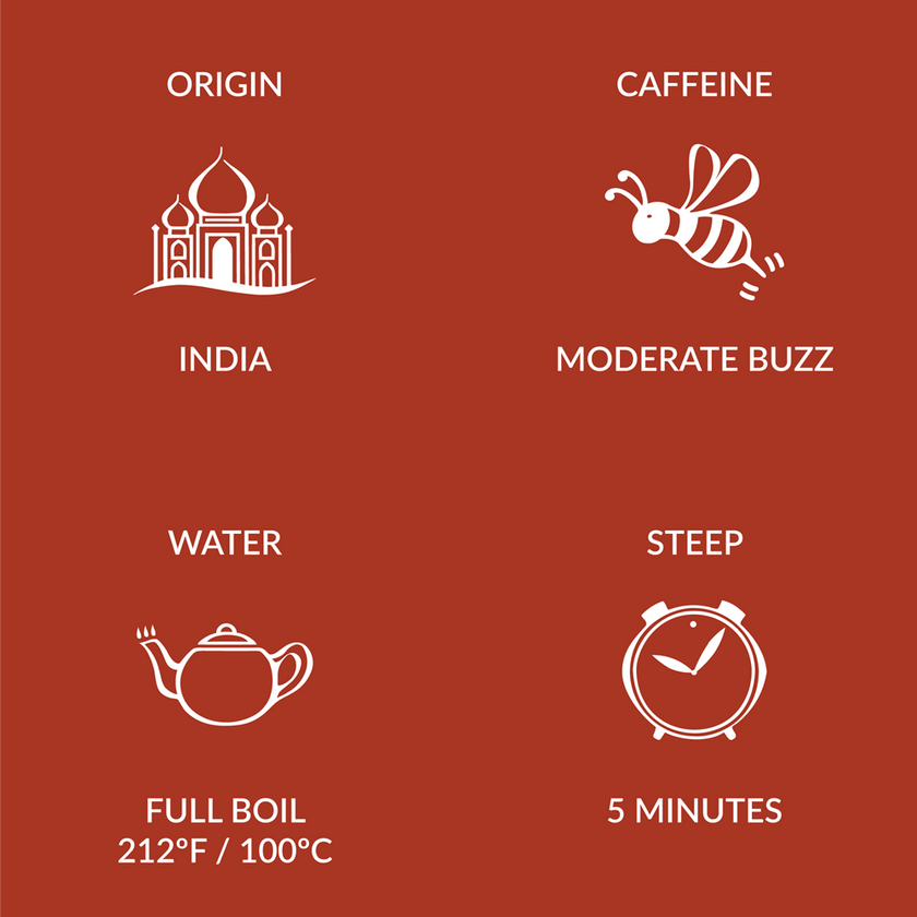 Organic Mountain High Chai Black Tea (100 Sachets)