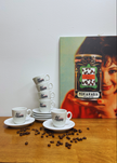 Mokarabia Espresso Cups and Saucers (Set of 6)