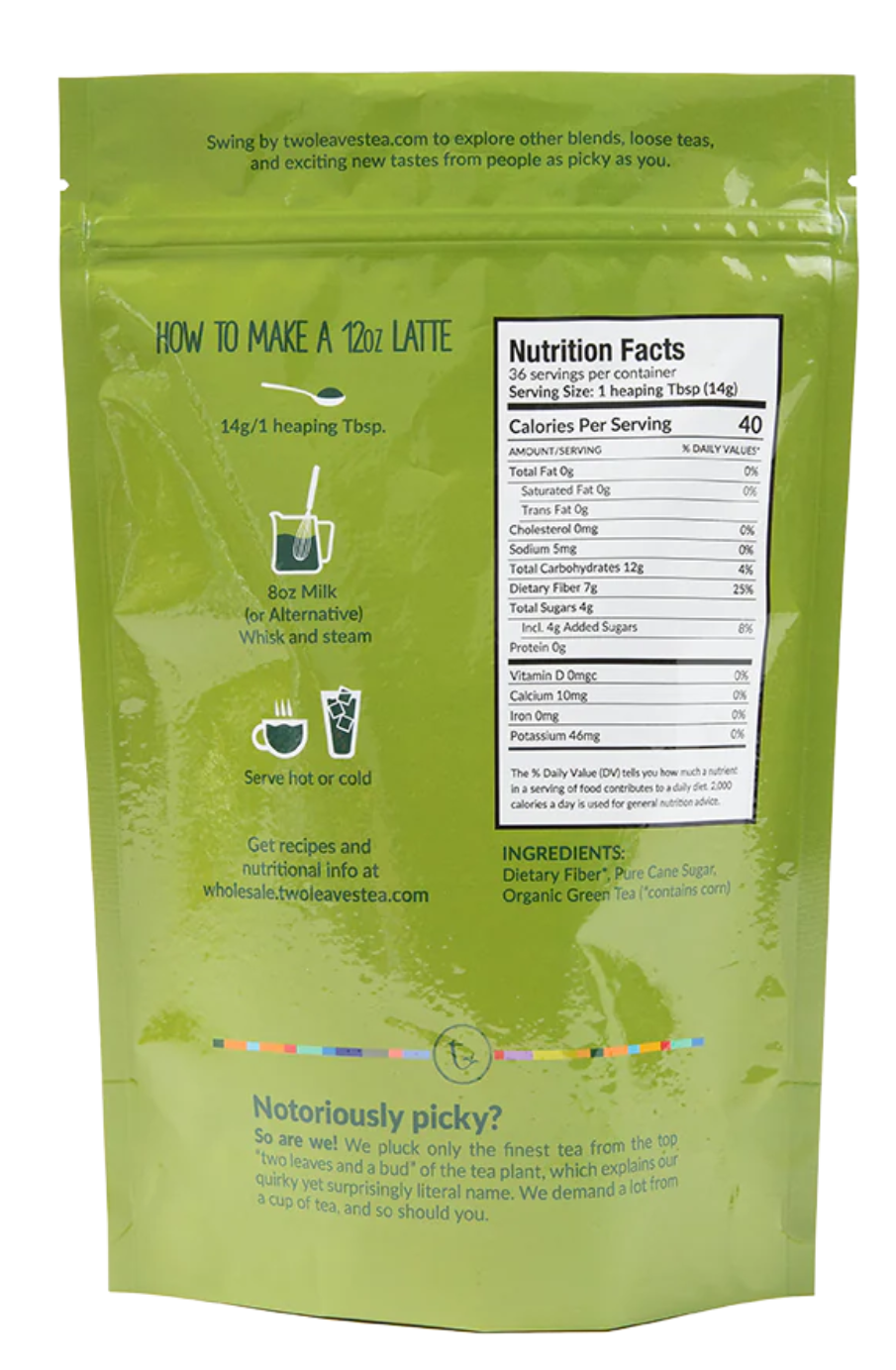 Nice Matcha Tea Latte Blend (Case of 6 bags)